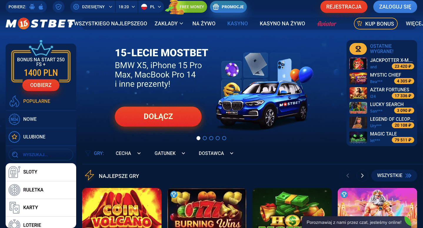 Recenzja MostBet