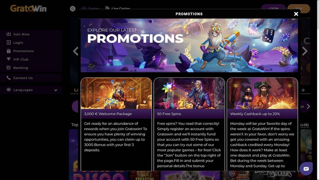 Strona kasyna GratoWin Strona kasyna GratoWin